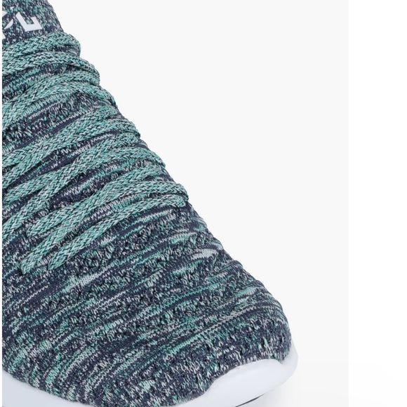 APL TechLoom Wave hybrid Running shoe navy/green melange  size 8.5 Men - Picture 4 of 12